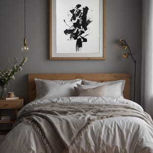 Bold Brushstroke Abstract | Modern Ink Art | Gallery Contemporary image 10