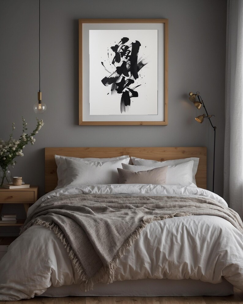 Bold Brushstroke Abstract | Modern Ink Art | Gallery Contemporary image 10