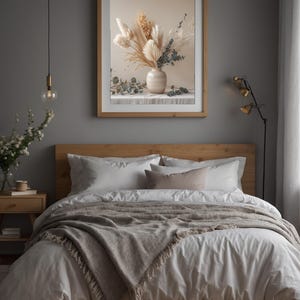 Póster de flores secas / Arte botánico escandinavo / Impresión mural minimalista imagen 10