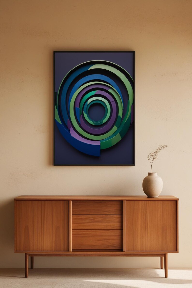 Jewel Tone Arches | Abstract Architecture Art | Luxury Poster Bild 5