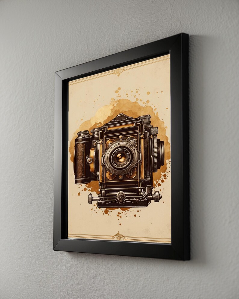 Vintage Camera | Analog Photography Art | Nostalgic Decor Bild 8