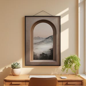 Window Frame Landscape | Architectural Portal | Escape View Art image 2