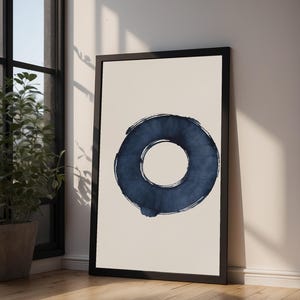 Enso Zen Circle | Japanese Calligraphy | Meditation Symbol Art image 9