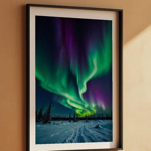 Affiche d'aurores boréales | Art mural aurore boréale image 7
