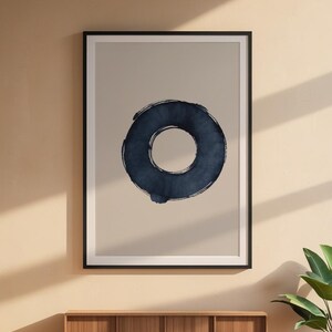 Enso Zen Circle | Japanese Calligraphy | Meditation Symbol Art image 6