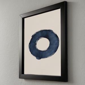 Enso Zen Circle | Japanese Calligraphy | Meditation Symbol Art image 8