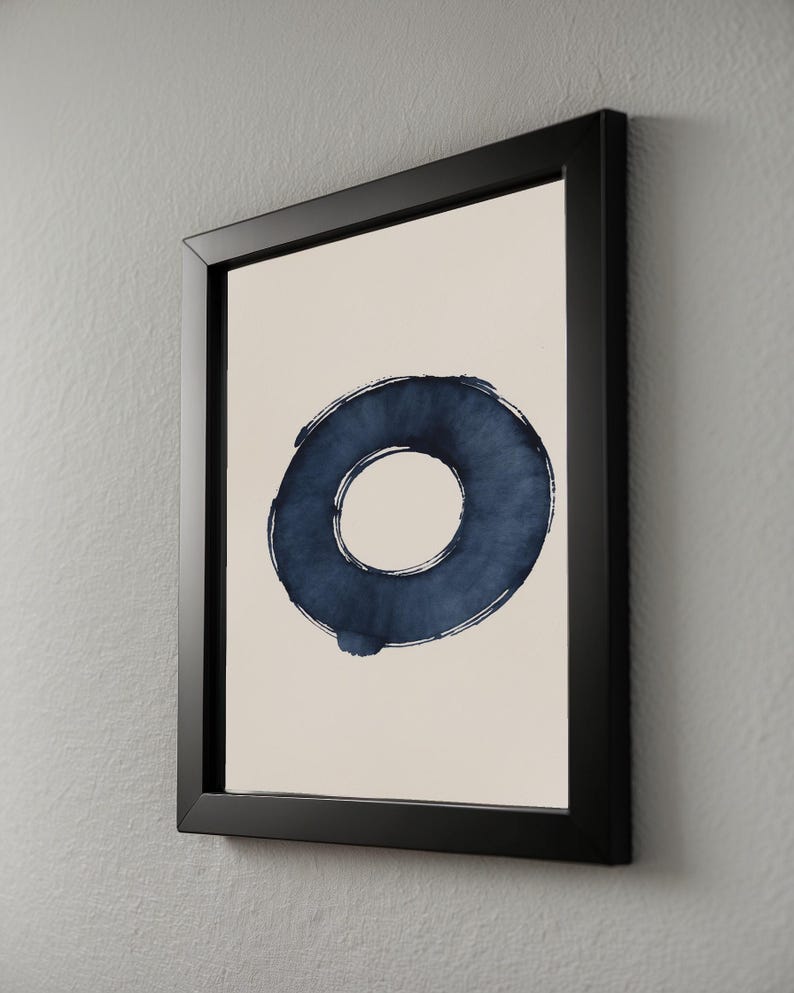 Enso Zen Circle | Japanese Calligraphy | Meditation Symbol Art image 8
