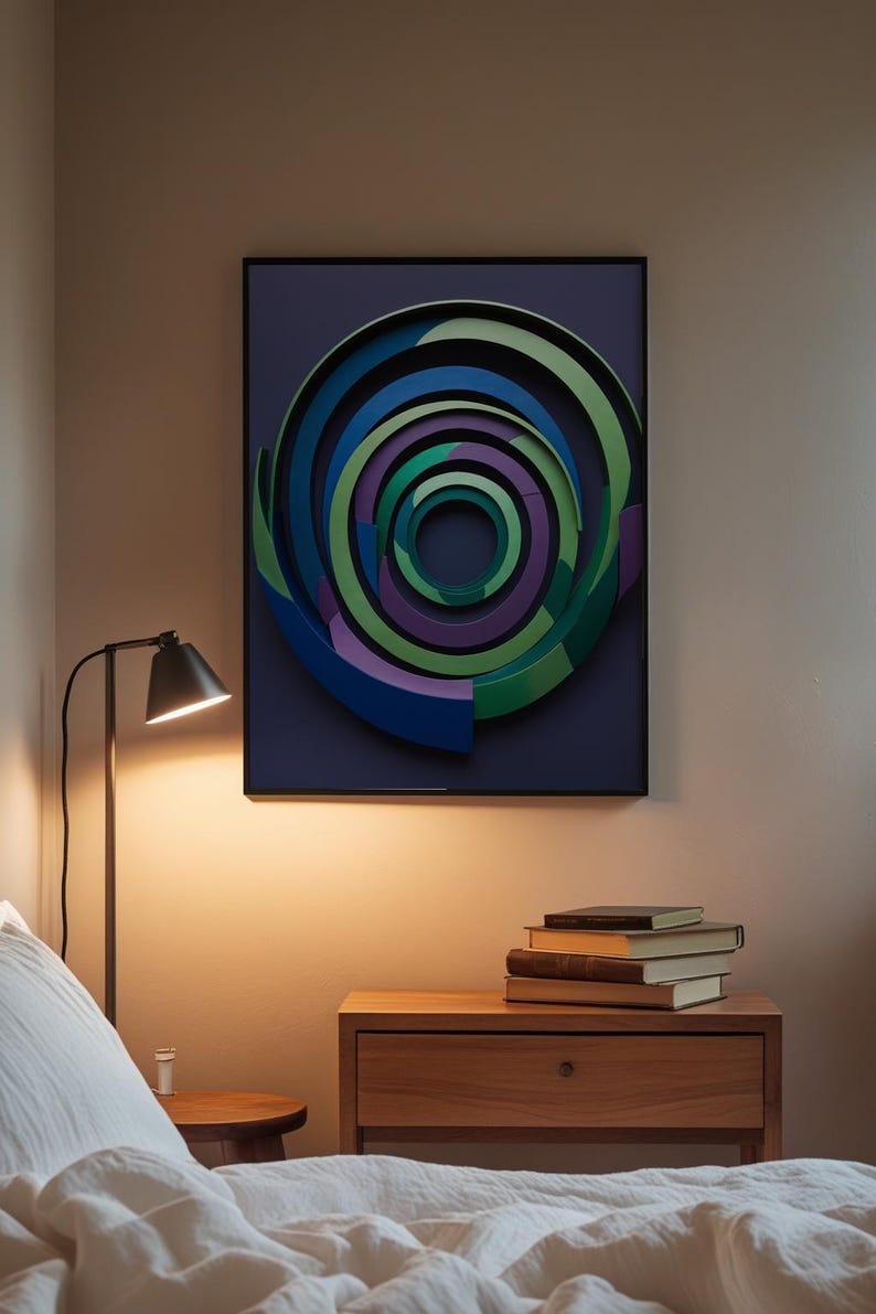 Jewel Tone Arches | Abstract Architecture Art | Luxury Poster Bild 3