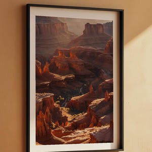 Canyon Golden Hour | Desert Landscape | Southwest Earth Tones zdjęcie 7