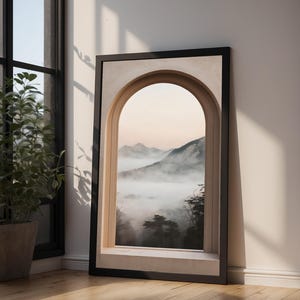 Window Frame Landscape | Architectural Portal | Escape View Art image 17