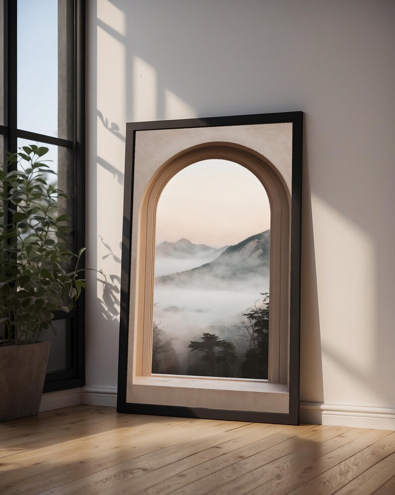 Window Frame Landscape | Architectural Portal | Escape View Art image 17