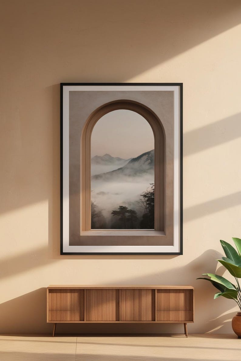 Window Frame Landscape | Architectural Portal | Escape View Art image 11