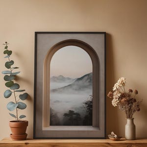 Window Frame Landscape | Architectural Portal | Escape View Art image 8