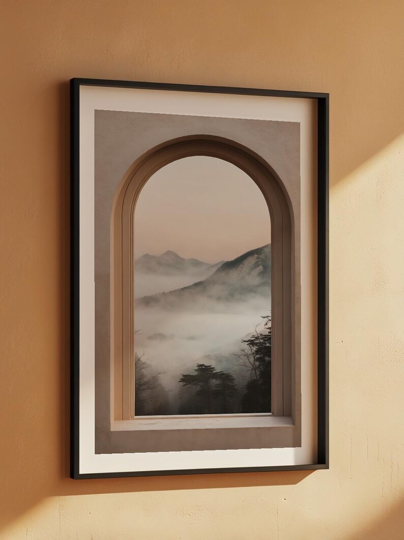 Window Frame Landscape | Architectural Portal | Escape View Art image 13