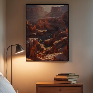 Canyon Golden Hour | Desert Landscape | Southwest Earth Tones zdjęcie 3