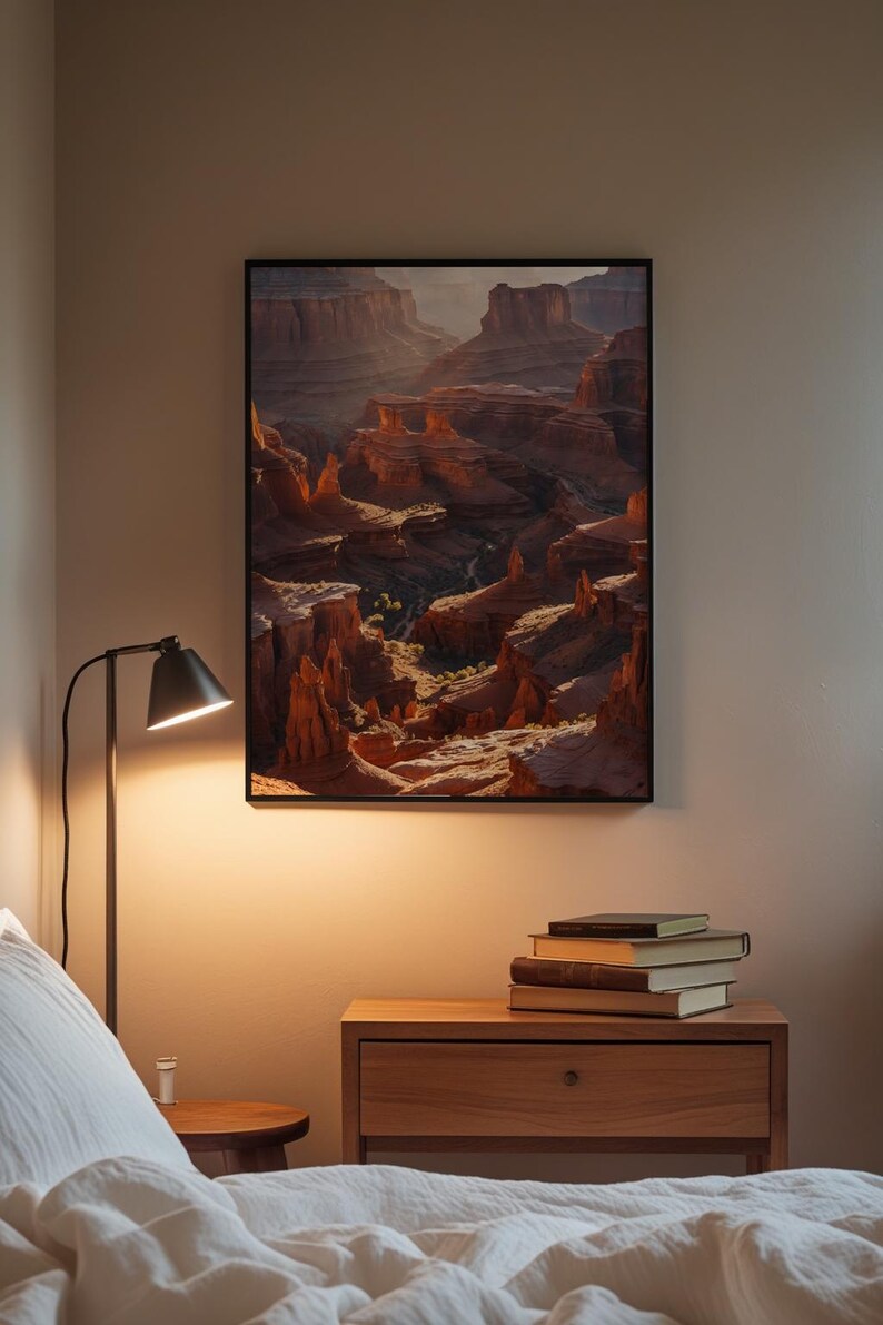 Canyon Golden Hour | Desert Landscape | Southwest Earth Tones zdjęcie 3