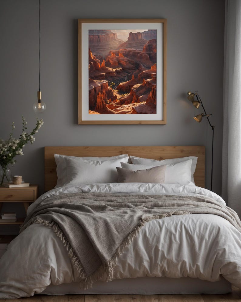 Canyon Golden Hour | Desert Landscape | Southwest Earth Tones zdjęcie 10