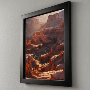 Canyon Golden Hour | Desert Landscape | Southwest Earth Tones zdjęcie 8