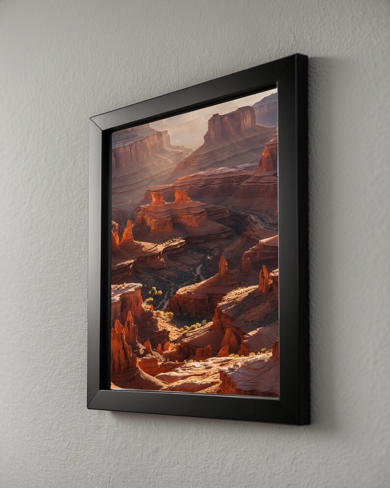 Canyon Golden Hour | Desert Landscape | Southwest Earth Tones zdjęcie 8