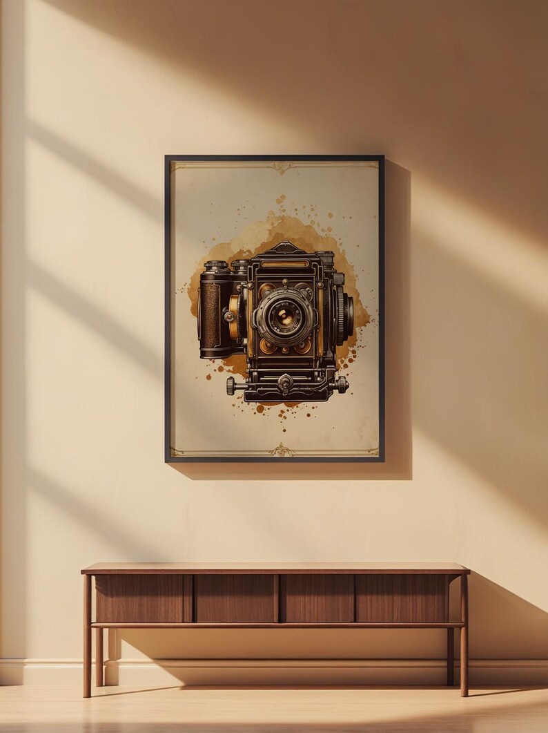 Vintage Camera | Analog Photography Art | Nostalgic Decor Bild 2