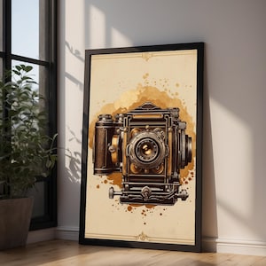 Vintage Camera | Analog Photography Art | Nostalgic Decor Bild 9