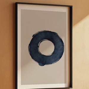 Enso Zen Circle | Japanese Calligraphy | Meditation Symbol Art image 7