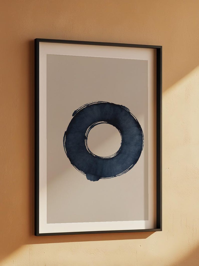 Enso Zen Circle | Japanese Calligraphy | Meditation Symbol Art image 7
