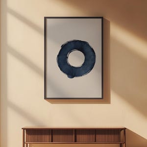 Enso Zen Circle | Japanese Calligraphy | Meditation Symbol Art image 2