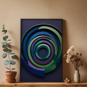 Jewel Tone Arches | Abstract Architecture Art | Luxury Poster Bild 4