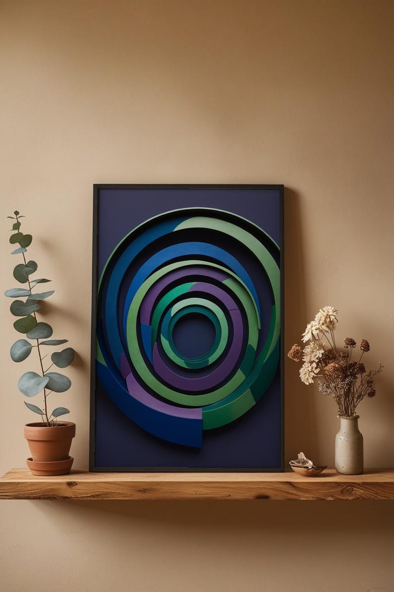 Jewel Tone Arches | Abstract Architecture Art | Luxury Poster Bild 4