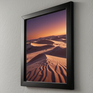 Desert Dunes Sunset | Landscape Poster Bild 8