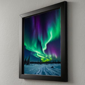 Affiche d'aurores boréales | Art mural aurore boréale image 8