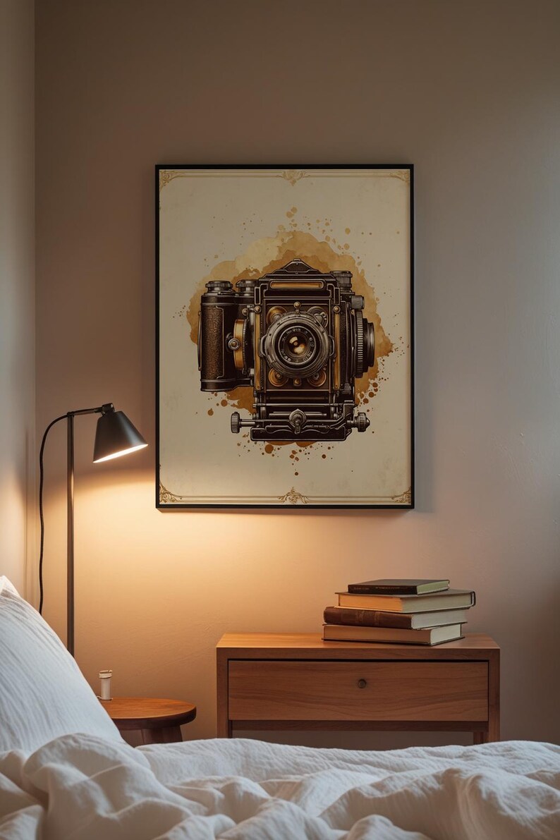 Vintage Camera | Analog Photography Art | Nostalgic Decor Bild 3