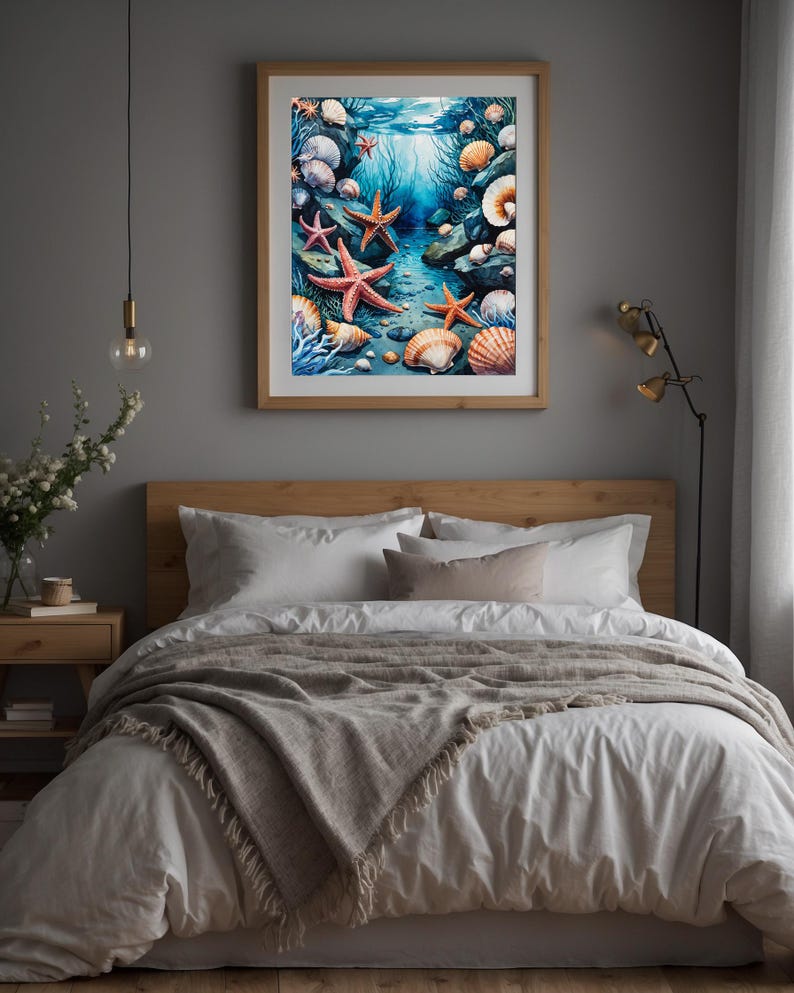 Tide Pool Ecosystem | Marine Life Illustration | Coastal Science Art image 10