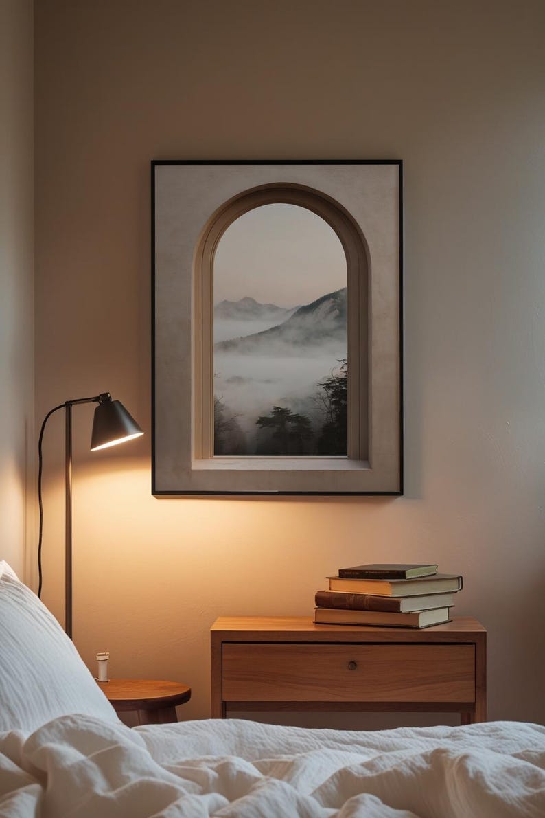 Window Frame Landscape | Architectural Portal | Escape View Art image 6