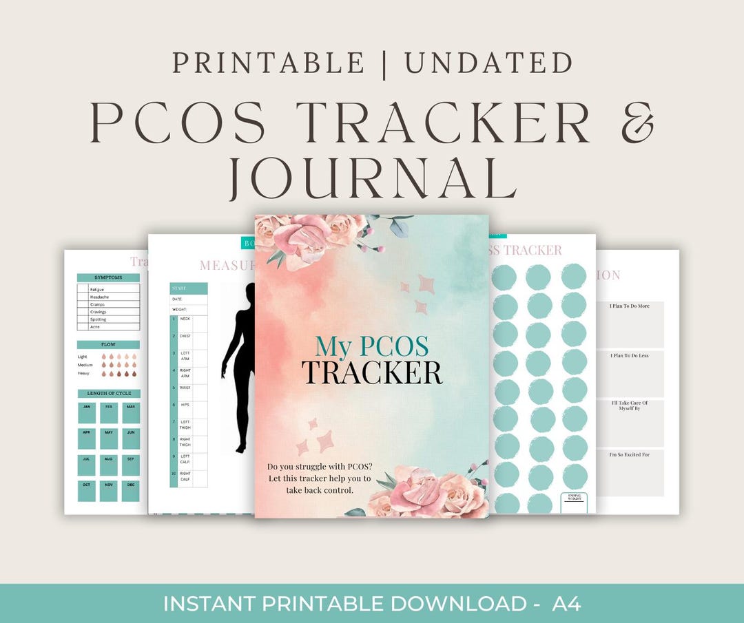 PCOS Tracker & Journal - Etsy