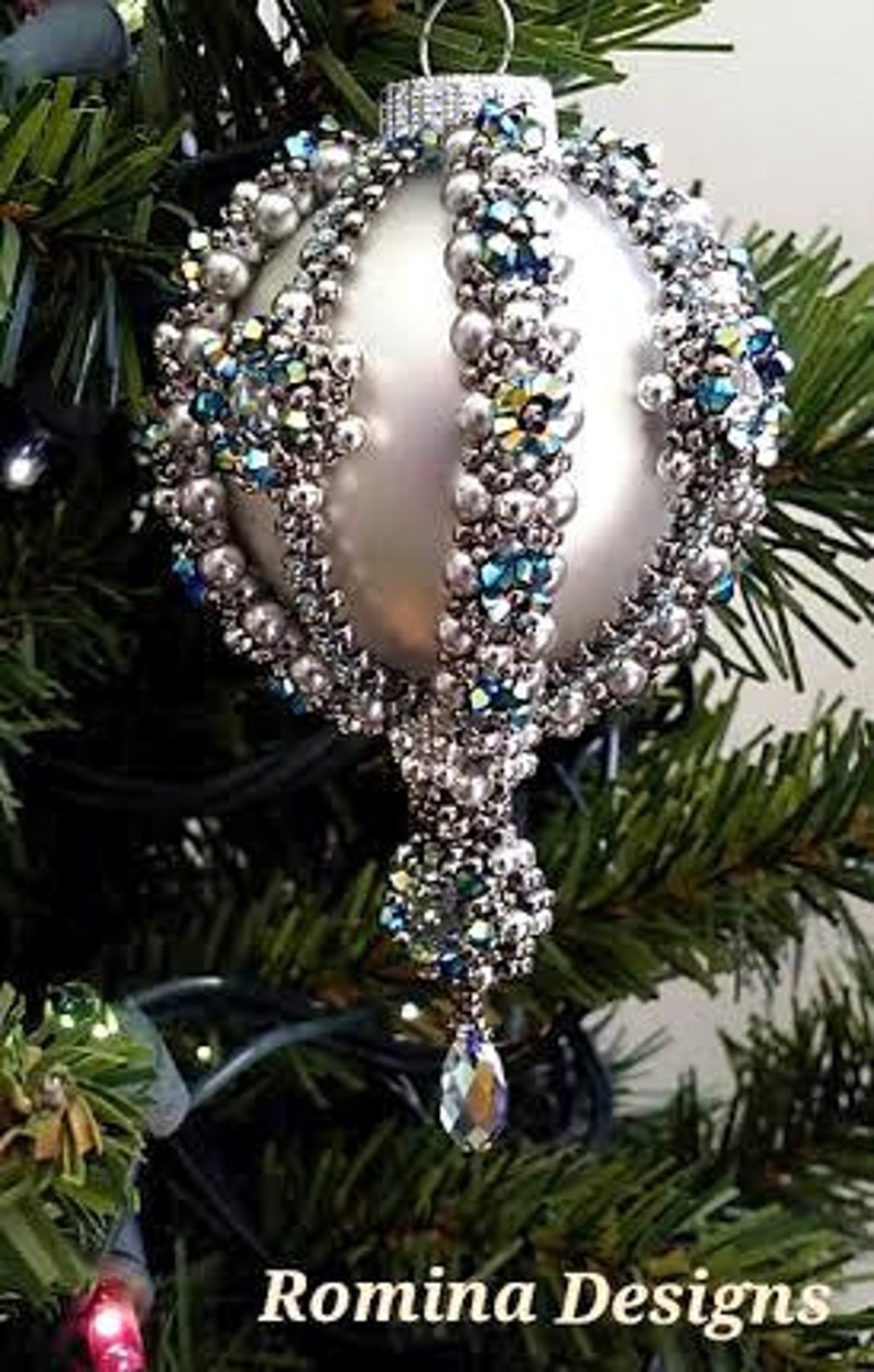 Crystal Christmas Ornament Tutorial  Etsy