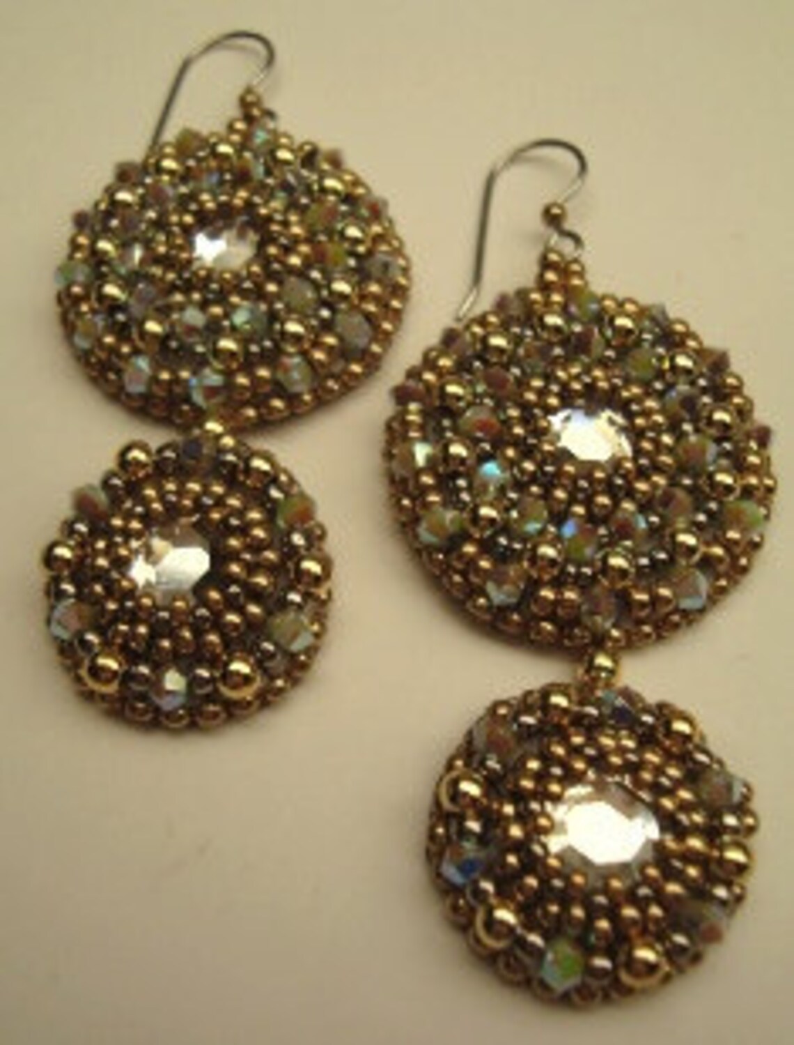 Primavera Bead Embroidery Earring Tutorial Etsy