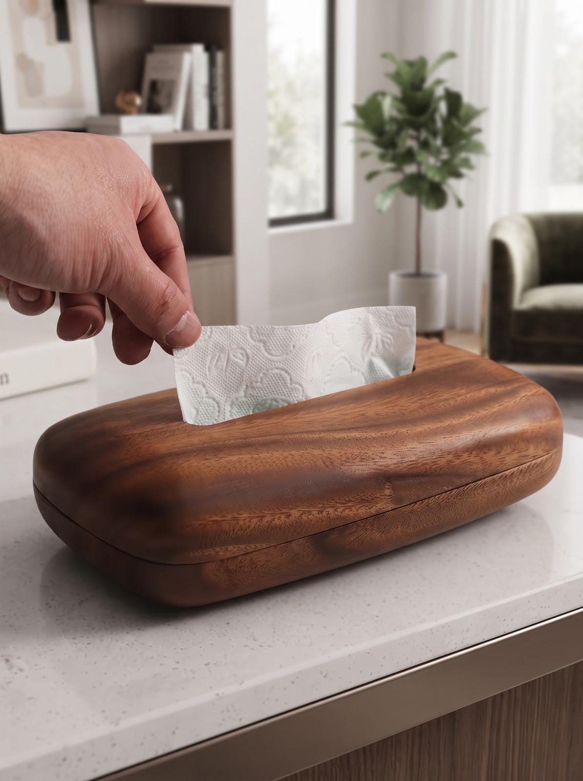 Mid Century Tissue Box Cover - Etsy