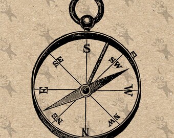 Compass Azimuth Etsy