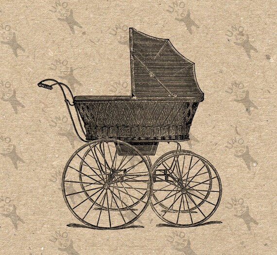 landau poussette vintage