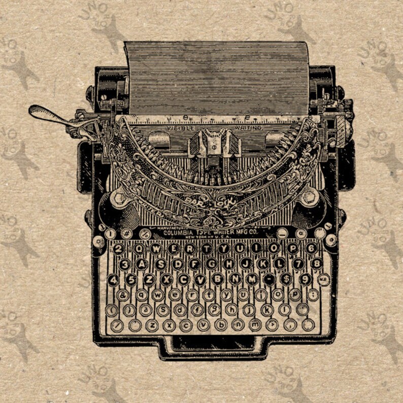 Vintage Typewriter Manual Typewriter Instant Download Picture | Etsy