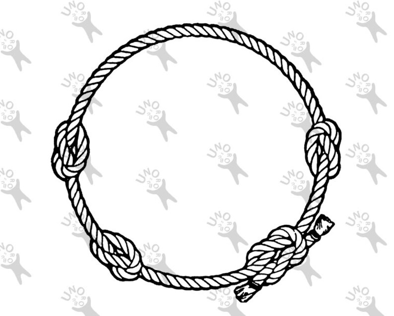 Rope Knot Maritime Nautical Frame Image Instant Download Etsy