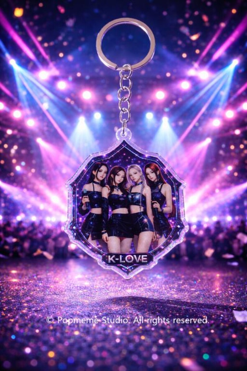 Concert Keychain Kpop Korean Keychain- Klove - Girl Group - Cute Keychains, Gift for ...