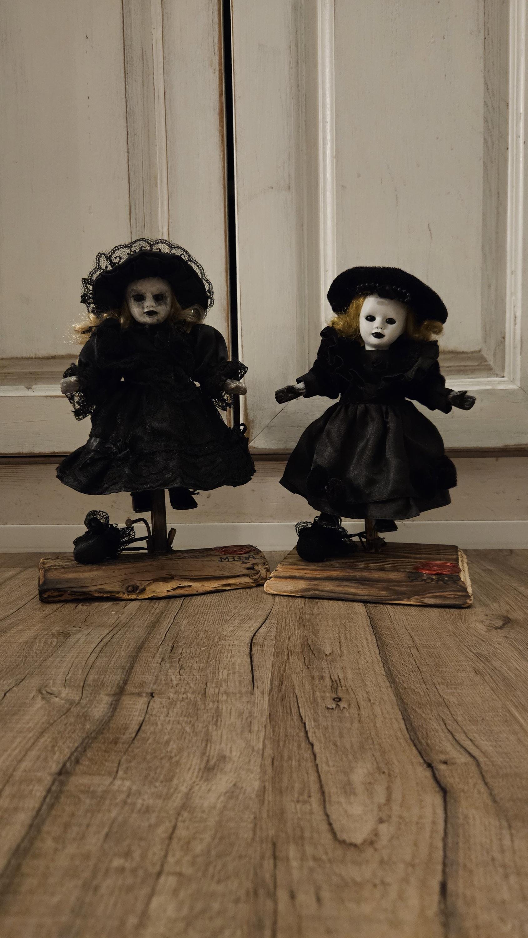 Grandes Poupées Anciennes Françaises Jumelles 77cm – Vintage, Collection, à Restaurer