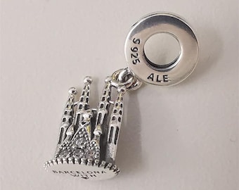 pandora s925 ale barcelona memorial hanging charm pendant