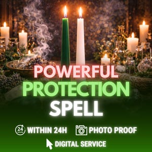 POWERFUL Protection Spell, Same Day Spell Casting, Remove Bad Energy, Removal Curse, Divine Protection, Evil Eye Protection, Cleansing Spell