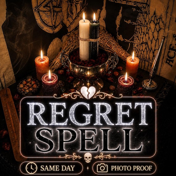 Regret Spell, SAME DAY Casting for Make Them Miss You, Reconciliation, Forgiveness & Relationship Healing (Tarot + Energy Work)