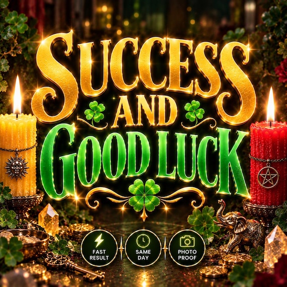 Success and Good Luck Spell - SAME DAY Casting for Career, Abundance, Manifestation, Prosperity, & Fortune