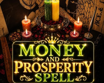 Geld und Wohlstand Zauber, SAME DAY Casting für finanzielle Fülle, Reichtum, Glück, Erfolg & Fortune (Tarot + Energiearbeit)